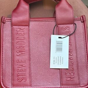 Steve Madden Raspberry Tote Bag